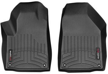 Коврики Weathertech Black для Jeep Cherokee (KL)(with raised dead pedal)(1 row) 2015&rarr; (WT 448331)