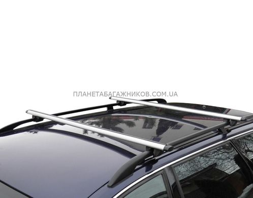 Багажник на рейлинги MINI One Clubman Kombi 2009-2014 Kenguru ST 1,2м, Хром, Овальная
