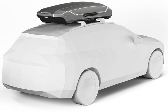 Бокс Thule Motion 3  XL Titan 500л 215x89x43 сірий глянець