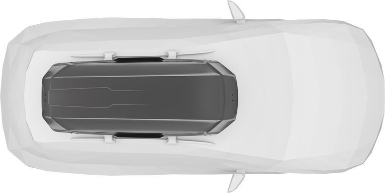 Бокс Thule Motion 3  XL Titan 500л 215x89x43 сірий глянець