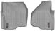 Килимки Weathertech Grey для Ford Super Duty (extended & double cab)(mkIII)(no 4x4 shifter)(raised dead pedal)(2 pcs.)(1 row) 2012-2016 automatic (WT 464331)