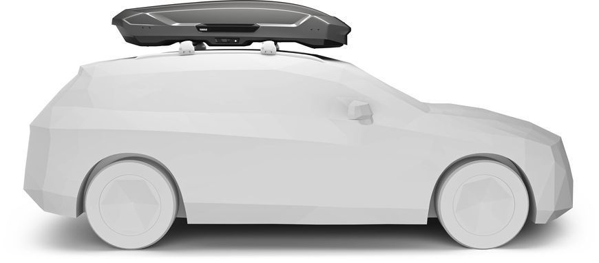 Бокс Thule Motion 3  XL Titan 500л 215x89x43 сірий глянець