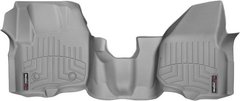 Коврики Weathertech Grey для Ford Super Duty (extended & double cab)(mkIII)(no 4x4 shifter)(raised dead pedal)(1 pc.)(1 row) 2012-2016 automatic (WT 464341)