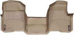 Килимки Weathertech Beige для Ford F-150 (all cabs)(mkXI)(no 4x4 shifter)(no console)(with air vents to 2 row)(2 fixing posts)(1 pc.)(1 row) 2010-2014 (WT 452951)