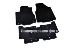 Коврики в салон ворсовые для Hyundai IX35 (2010-) /Чёрные Premium BLCVW1229
