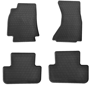 Коврики в салон для Audi A4 (B8) 07 - (design 2016) (комплект - 4 шт) 1030094