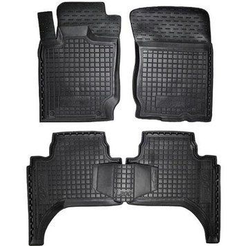Коврики в салон для Mitsubishi L200 2006-2013 черный, кт - 4шт 11249 Avto-Gumm