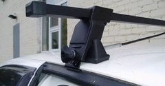 Поперечины Kia Picanto 2004-2010 Hatchback Amos Tramp на гладкую крышу, Прямоугольная