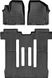 Килимки Weathertech Black для Kia Carnival/Sedona (mkIII)(1-2-3 row)(2 row Removable Centre Seat)(no rear entertainment system) 2015→ (WT 447091-447092)