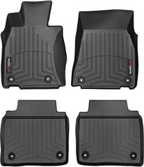 Килимки Weathertech Black для Lexus LS (long)(mkIV)(AWD) 2013-2017 (WT 445141-445143)