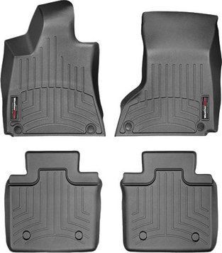 Коврики Weathertech Black для Maserati Quattroporte (mkVI)(AWD)(2 zone climate control) 2013-2016 (WT 446101-445652)