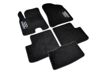 Коврики в салон ворсовые для Chery Tiggo (2006-) /Чёрные 5шт BLCCR1074