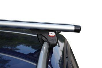 Поперечины VOLKSWAGEN Jetta mk IV Kombi 1998-2005 Amos Alfa Wind на рейлинги 1,2м, Хром, Аэродинамическая