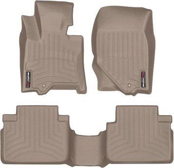Коврики Weathertech Beige для Infiniti QX50 / EX (US)(mkI) 2016-2018 (WT 458681-458682)