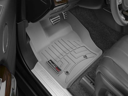 Килимки Weathertech Grey для Land Rover Range Rover (mkIV)(with console on 2 row) 2013-2017 (WT 464801-464802)
