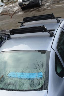 Багажник KIA Cerato Hatchback 2007-2014 на гладкий дах, Квадрат