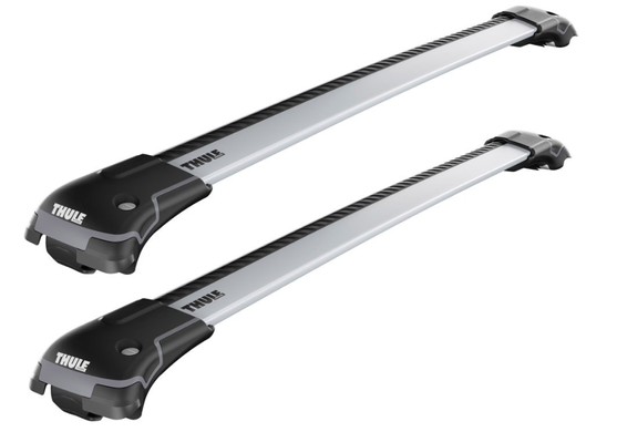 Поперечини NISSAN X-trail 2001-2006 SUV Thule Wingbar Edge 958 на високі рейлінги хром, Хром, Aеродинамічна