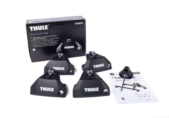 Поперечный багажник AUDI Q7 5-dr SUV 06-15 на низкие рейлинги Thule Wingbar Evo 118см
