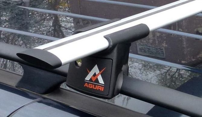 Поперечини Aguri Runner Subaru XV 5 дверей 2010- на високі рейлінги, Аєродинамічна