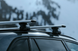 Поперечный багажник AUDI Q7 5-dr SUV 06-15 на низкие рейлинги Thule Wingbar Evo 118см