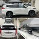 Поперечный багажник AUDI Q7 5-dr SUV 06-15 на низкие рейлинги Thule Wingbar Evo 118см