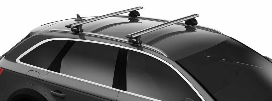 Поперечный багажник AUDI Q7 5-dr SUV 06-15 на низкие рейлинги Thule Wingbar Evo 118см