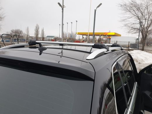 Поперечини NISSAN X-trail 2014-2020 SUV Thule Wingbar Edge 958 на високі рейлінги хром, Хром, Aеродинамічна