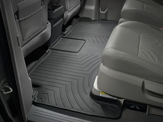 Килимки Weathertech Black для Dodge / Chrysler Grand Caravan (mkV); Volkswagen Routan (mkI)(1-2 row)(2 row bucket Swivel & Go seats) 2008-2014 (WT 441411-441412)