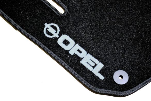 Коврики в салон ворсовые для Opel Zafira B (2005-2012) /Чёрные 5шт BLCCR1460