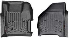 Килимки Weathertech Black для Ford Super Duty (all cabs)(mkI)(with 4x4 shifter)(no PTO kit)(1 row) 1999-2007 automatic (WT 441251)