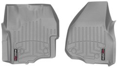 Коврики Weathertech Grey для Ford Super Duty (extended & double cab)(mkIII)(with 4x4 shifter)(raised dead pedal)(1 row) 2012-2016 automatic (WT 465841)
