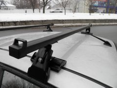 Багажник на гладкую крышу SEAT Leon mk III Хетчбек 2014-2019 Camel Lux 1,2м, Прямоугольная