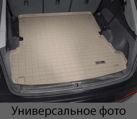Килимок Weathertech Beige для Land Rover Discovery (3 rows)(mkV)(with 4 zone climate control)(trunk behind 2 row) 2017→ (WT 411084)