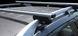 Поперечки AUDI A4 Allroad, Kombi 2016- Amos Nowy Aero на рейлінги 1,3м, Хром, Овальна