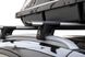 Поперечины Peugeot 508 универсал 2011- на интегрированные рейлинги, Хром, Аэродинамическая