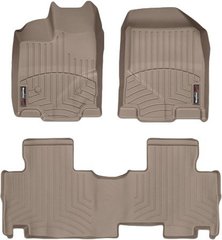 Килимки Weathertech Beige для Ford Edge; Lincoln MKX (mkI)(electric driver seat) 2011-2014 (WT 453491-451102)