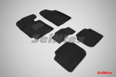 Килимки в салон 3D для Hyundai Elantra V 2011- /Черные 5шт 83731