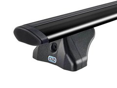 Багажник Chevrolet Tracker 2013- на інтегровані рейлінги, Черный, Аєродинамічна