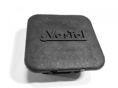 Резинова заглушка для фаркопа під квадрат 50 mm (чорна, з логотипом VasTol)
