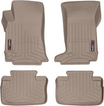 Килимки Weathertech Beige для Cadillac CTS / CTS-V (coupe)(mkII)(AWD) 2011-2014 automatic (WT 455921-451492)