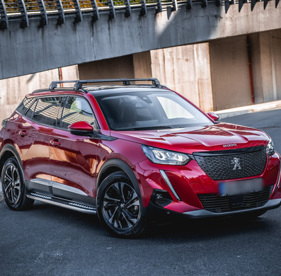 Поперечины  Toyota Yaris Cross 2020-  на интегрированные рейлинги, Черный, Аэродинамическая