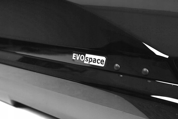 Автобокс Turtle EVO-SPACE 330л 190х67х36см чорний глянець двосторонній