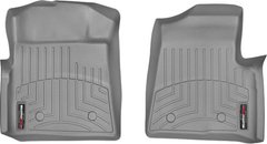 Коврики Weathertech Grey для Ford F-150 (all cabs)(mkXI)(no 4x4 shifter)(no air vents to 2 row)(4 fixing posts)(2 pcs.)(1 row) 2010-2014 (WT 466131)