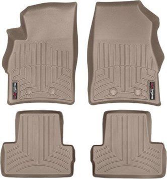 Килимки Weathertech Beige для Cadillac ELR (mkI) 2013-2016 (WT 456581-455272)