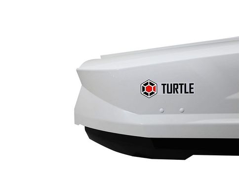 Автобокс Turtle EVO-SPACE 330л 190/67/36 см белый глянец двусторонний