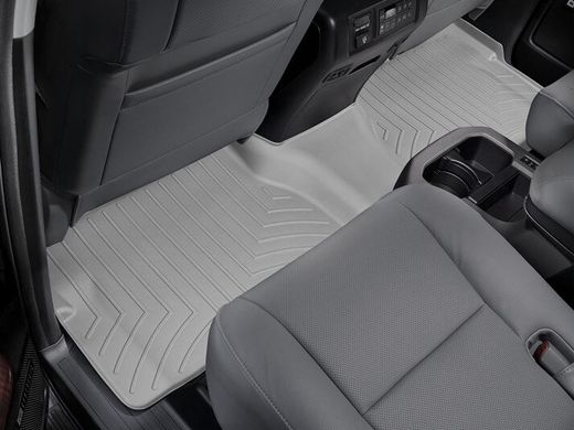 Килимки Weathertech Grey для Toyota Sequoia (mkII)(1-2 row)(2 row bucket seats with console) 2008-2011 (WT 462771-460937)