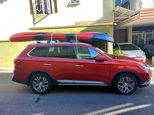 Поперечины Mazda CX-5 2017- EXCLUSIVE V2 на интегрированные рейлинги, Хром