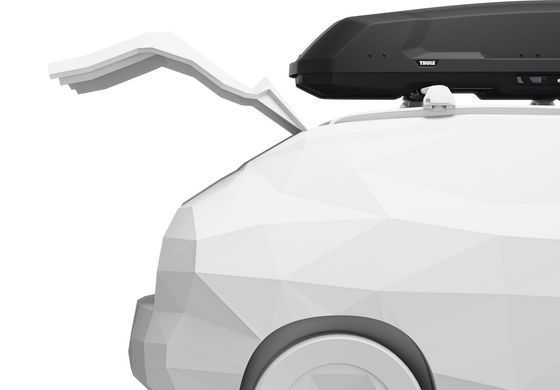 Бокс Thule Force 3 S (Black) 300л 140х89х38 черный мат