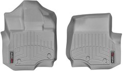 Коврики Weathertech Grey для Ford F-150 (extended & double cab)(mkXII)(2 pcs.)(1 row) 2015→ (WT 466971)
