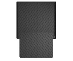 Гумові килимки в багажник Gledring для Seat Leon (mkIII)(универсал) 2013-2020 (с двухуровневым полом)(верхний уровень)(багажник с защитой) (GR 1803-1999)
